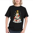 Baseball Christmas Tree Lights Santa Sport Player Lover Xmas Graphic Youth