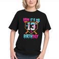 Baseball Drip Bruh It's My 13th Birthday Boy Ice Cream Drip Graphic Youth