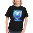 Baseball Drip Ice Cream Blue Glow Melt Ball Graphic Graphic Youth Baseball Drip Ice Cream Blue Glow Melt Ball Graphic Graphic Youth