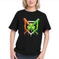 Baseball Drip Ice Cream St Patricks Day Shamrock Graphic Youth