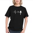 Baseball Heartbeat Pitcher Position Simple Line Art Graphic Youth Baseball Heartbeat Pitcher Position Simple Line Art Graphic Youth