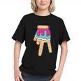 Baseball Ice Cream Drip Home Plate Glove Respect Drip 2 Side Graphic Youth