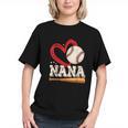 Baseball Nana Baseball Heart Family Matching Graphic Youth