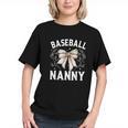 Baseball Nanny Baseball Coquette Bow Graphic Youth