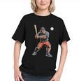 Bigfoot Playing Baseball Boys Kids Men Baseball Player Graphic Youth