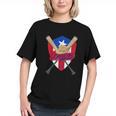Boricua Puerto Rico Baseball Coqui Frog Pava Hat Fan Graphic Youth Boricua Puerto Rico Baseball Coqui Frog Pava Hat Fan Graphic Youth
