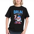 Bruh I'm 7 Baseball Ice Cream Drip It's My 7th Birthday Graphic Youth