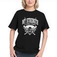Christian Baseball My Strength Comes From The Lord Baseball Graphic Youth Christian Baseball My Strength Comes From The Lord Baseball Graphic Youth