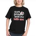 Crazy Proud Soccer Baseball Player Mom Ball Mother Graphic Youth Crazy Proud Soccer Baseball Player Mom Ball Mother Graphic Youth