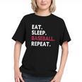 Eat Sleep Baseball Repeat Baseball Player Graphic Youth Eat Sleep Baseball Repeat Baseball Player Graphic Youth
