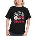 My Favorite Player Calls Me Grampy Baseball Grampy Graphic Youth