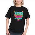 Happy 100 Days Of School Costume Baseball Drip Ice Cream Graphic Youth Happy 100 Days Of School Costume Baseball Drip Ice Cream Graphic Youth