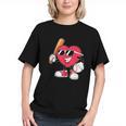 Heart Play Baseball Valentine's Day Teens Boys Girls Kids Graphic Youth Heart Play Baseball Valentine's Day Teens Boys Girls Kids Graphic Youth