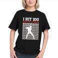 I Hit 100 Days Of School Baseball 100 Day Of School Graphic Youth