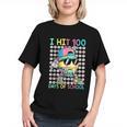 I Hit 100 Days Of School Baseball Drip 100th Day Of School Graphic Youth I Hit 100 Days Of School Baseball Drip 100th Day Of School Graphic Youth