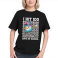 I Hit 100 Days Of School Baseball Ice Cream Drip Boys Girls Graphic Youth I Hit 100 Days Of School Baseball Ice Cream Drip Boys Girls Graphic Youth