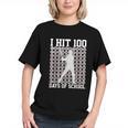 I Hit 100 Days Of School Boys Kids 100th Day Balls Baseball Graphic Youth I Hit 100 Days Of School Boys Kids 100th Day Balls Baseball Graphic Youth