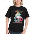 HUGvyn I Survived 100 Days Of School Baseball 6 7 Ice Cream Graphic Youth