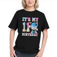 It's My 11th Birthday Baseball Ice Cream Drip Theme Graphic Youth