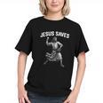 Jesus Saves Shirt Religious Christian Faith Baseball Graphic Youth Jesus Saves Shirt Religious Christian Faith Baseball Graphic Youth