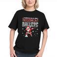 Jingle Ballers Plaid Santa Dabbing Baseball Christmas Graphic Youth Jingle Ballers Plaid Santa Dabbing Baseball Christmas Graphic Youth