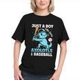 Just A Boy Who Loves Axolotls & Baseball Graphic Youth