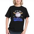 Kids 8th Baseball Birthday Party Boys Sport Fan 8 Years Old Graphic Youth