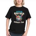 Little Brother Biggest Fan Baseball Cream Drip Crossed Bats Graphic Youth Little Brother Biggest Fan Baseball Cream Drip Crossed Bats Graphic Youth