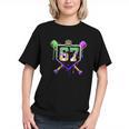 Mardi Gras Baseball Carnival Party Ice Cream Drip Boys Graphic Youth Mardi Gras Baseball Carnival Party Ice Cream Drip Boys Graphic Youth