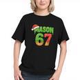 Mason 67 Christmas Ice Cream Drip Meme Six Seven Baseball Graphic Youth