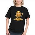 Melting Baseball Mascot Slugger Bat Cap Cartoon Graphic Youth