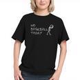 No Baseball Today Sad Stickman Sports Fan Graphic Youth No Baseball Today Sad Stickman Sports Fan Graphic Youth