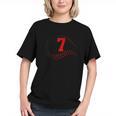 Number 7 Years Baseball 7TH Birthday Graphic Youth