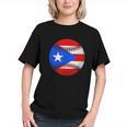 Puerto Rico Baseball Flag Boricua Beisbol Fan Gear Graphic Youth Puerto Rico Baseball Flag Boricua Beisbol Fan Gear Graphic Youth
