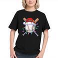 Santa Sports Christmas Baseball Player Graphic Youth Santa Sports Christmas Baseball Player Graphic Youth
