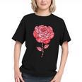 Sporty Rose Graphic With Baseball And Rugby Ball Petals Graphic Youth