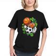 St Patricks Day Shamrock Basketball Baseball Football Soccer Graphic Youth St Patricks Day Shamrock Basketball Baseball Football Soccer Graphic Youth