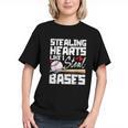 Stealing Hearts Like I Steal Bases Baseball Valentines Graphic Youth Stealing Hearts Like I Steal Bases Baseball Valentines Graphic Youth