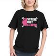 Strike Out Cancer Breast Cancer Awareness Baseball Warrior Graphic Youth Strike Out Cancer Breast Cancer Awareness Baseball Warrior Graphic Youth