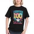 I Survived 100 Days Of School Baseball Drip Students Teacher Graphic Youth
