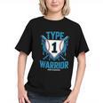 Type 1 Warrior Diabetes Awareness Baseball Enthusiasts Graphic Youth Type 1 Warrior Diabetes Awareness Baseball Enthusiasts Graphic Youth