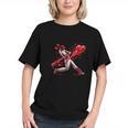 Valentine Baseball Player Drip Graphic Youth