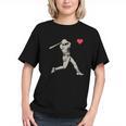 Valentines Day Baseball Batter Silhouette Heart Men Boy Kids Graphic Youth Valentines Day Baseball Batter Silhouette Heart Men Boy Kids Graphic Youth