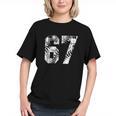 Vintage Baseball Number 67 Jersey Player Uniform Graphic Youth Vintage Baseball Number 67 Jersey Player Uniform Graphic Youth