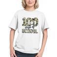 100 Days Of School Camo Baseball Camouflage For Kids Graphic Youth