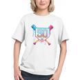 Baseball 50 Year Old Ice Cream Drip 50th Birthday Number 50 Graphic Youth Baseball 50 Year Old Ice Cream Drip 50th Birthday Number 50 Graphic Youth