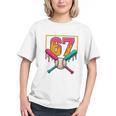 Baseball Ice Cream Drip Number 67 Player 67th Birthday Premium Tri-Blend Graphic Youth Baseball Ice Cream Drip Number 67 Player 67th Birthday Premium Tri-Blend Graphic Youth