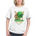 Baseball Life Style Ice Cream Drip Green Premium Tri-Blend Graphic Youth