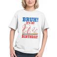 Bruh It's My 2nd Birthday Boy Baseball Themed Party Graphic Youth Bruh It's My 2nd Birthday Boy Baseball Themed Party Graphic Youth