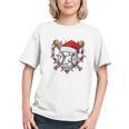 Christmas Baseball Santa Hat For Baseball Players Fans Graphic Youth